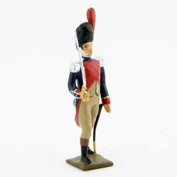 officier des gendarmes d'élite à pied (1804), pantalon ventre de biche