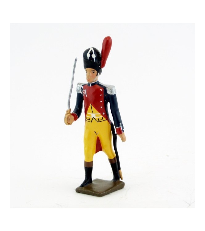officier des gendarmes d'élite à pied (1804), pantalon jaune