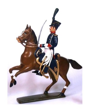 officier à cheval des tirailleurs-chasseurs