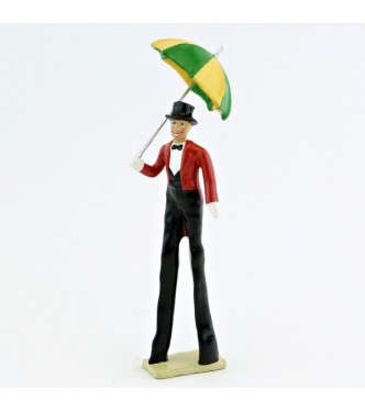 le Clown sur échasses (h. 9 cm)