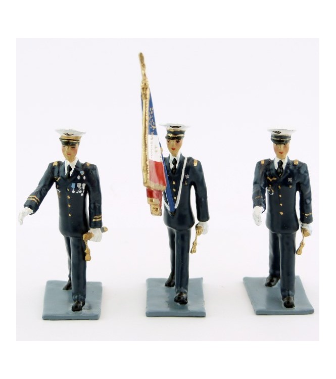 ensemble de 3 figurines "l'Ecole de l'air"
