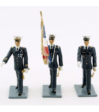 ensemble de 3 figurines "l'Ecole de l'air"