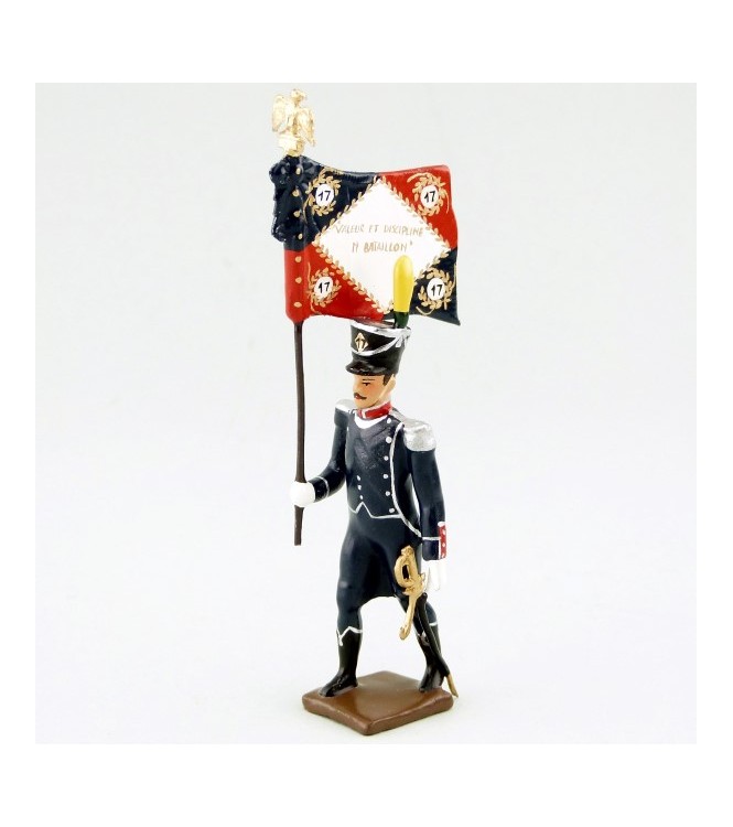 drapeau du 17e Rgt d'Infanterie légère
