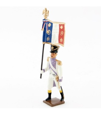 drapeau des voltigeurs du 33ème de ligne (1806)