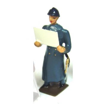 officier en B.H. avec carte