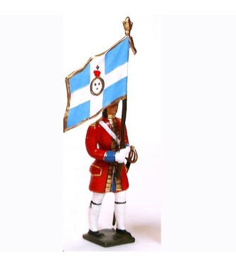 drapeau des grenadiers de la garde suisse louis xiv (1670)