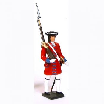 grenadier de la garde suisse de louis xiv avec fusil