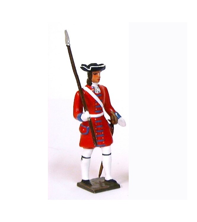 grenadier de la garde suisse de louis xiv avec hallebarde