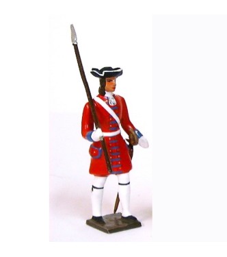 grenadier de la garde suisse de louis xiv avec hallebarde