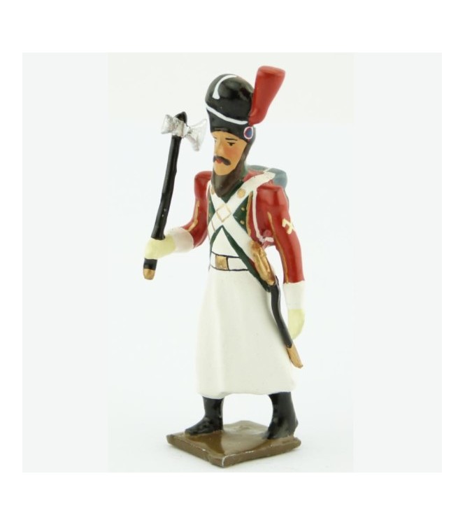 sapeur du 2e régiment de la Garde de Paris (1803-1809) avec hache