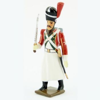 sapeur du 2e régiment de la Garde de Paris (1803-1809) avec scie