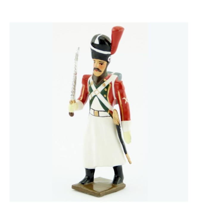 sapeur du 2e régiment de la Garde de Paris (1803-1809) avec scie