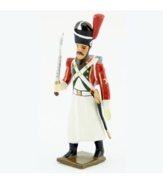 sapeur du 2e régiment de la Garde de Paris (1803-1809) avec scie