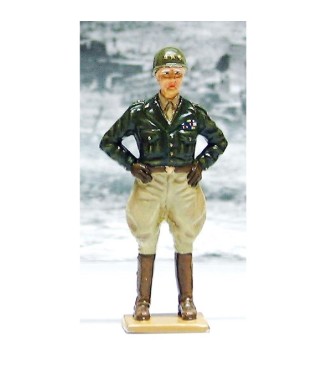 Général Patton (1885-1945), conduisit la IIIe armée américaine