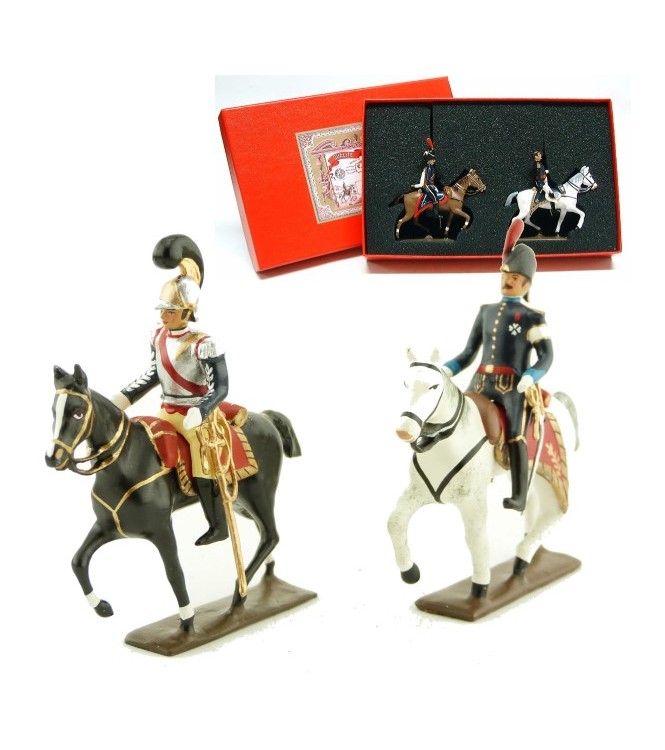 coffret de 2 figurines : maréchal Gouvion St-Cyr et son aide de camp