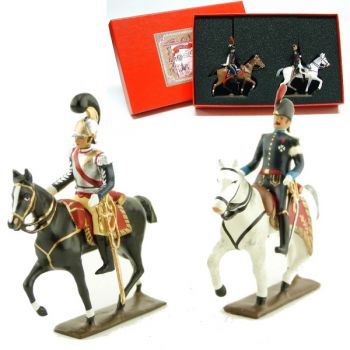 coffret de 2 figurines : maréchal Gouvion St-Cyr et son aide de camp