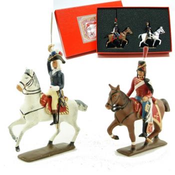 coffret de 2 figurines : maréchal Kellermann et son aide de camp