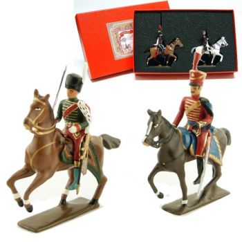 coffret de 2 figurines : maréchal Marmont et son aide de camp