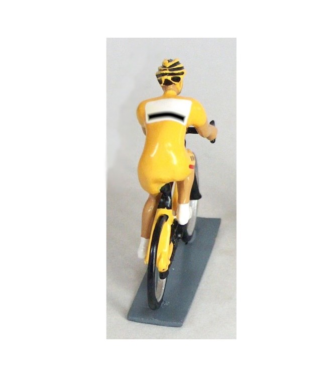 cycliste contemporain, maillot jaune