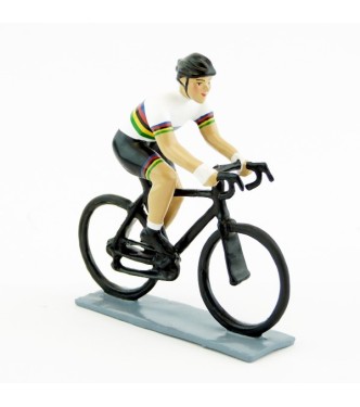 cycliste contemporain, maillot Champion du Monde