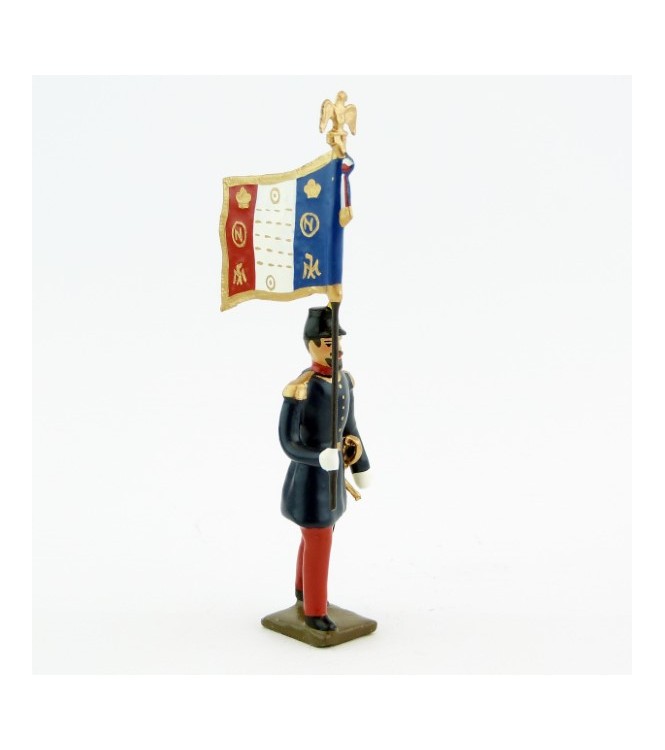 drapeau de l'infanterie de ligne, basquine garance (Napoléon III)