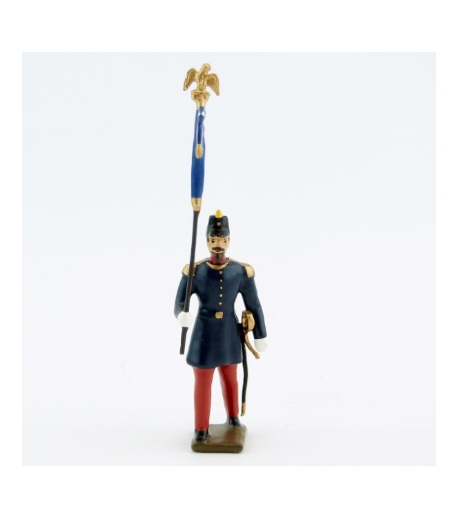 drapeau de l'infanterie de ligne, basquine garance (Napoléon III)
