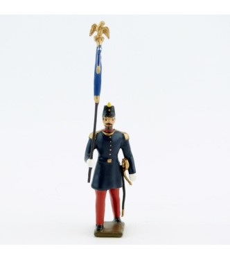 drapeau de l'infanterie de ligne, basquine garance (Napoléon III)