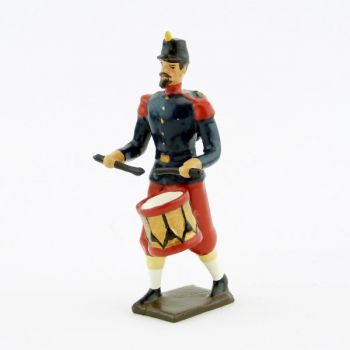 tambour de l'infanterie de ligne, basquine garance (Napoléon III)