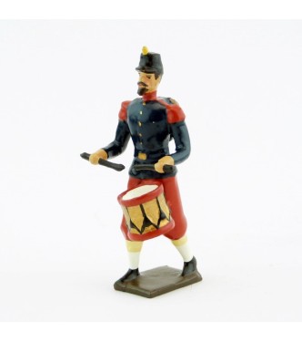 tambour de l'infanterie de ligne, basquine garance (Napoléon III)