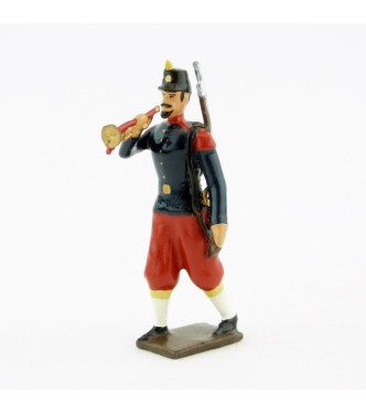clairon de l'infanterie de ligne, basquine garance (Napoléon III)