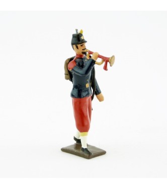 clairon de l'infanterie de ligne, basquine garance (Napoléon III)