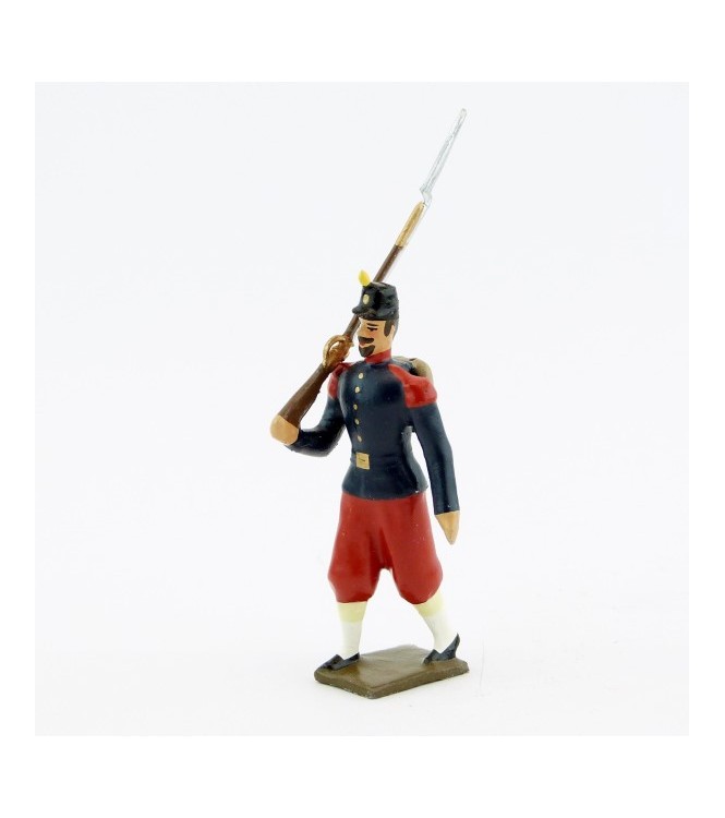 fantassin de l'infanterie de ligne, basquine garance (Napoléon III)