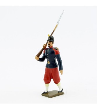 fantassin de l'infanterie de ligne, basquine garance (Napoléon III)