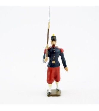 fantassin de l'infanterie de ligne, basquine garance (Napoléon III)