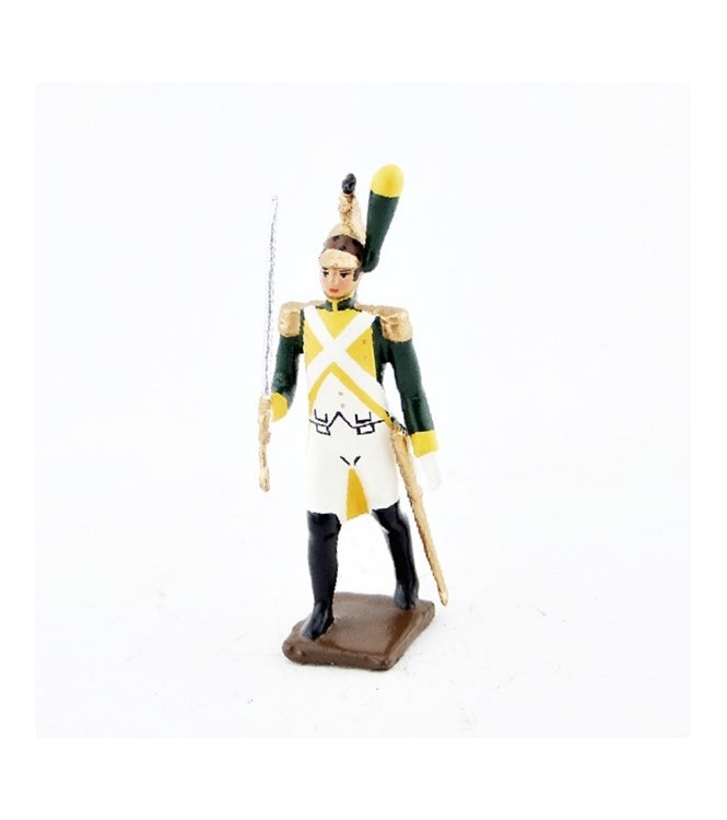officier des dragons de la garde (dragons jaunes) (1812)