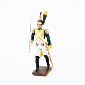 officier des dragons de la garde (dragons jaunes) (1812)