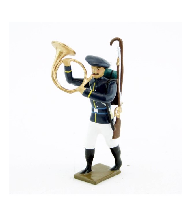 cor des chasseurs alpins en tenue d'ete, pantalon blanc