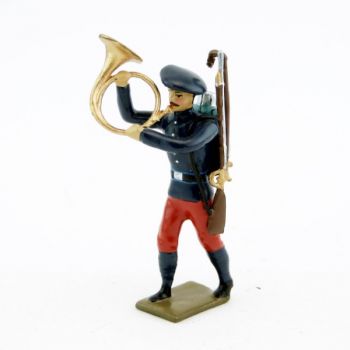 cor de l'infanterie alpine en culotte rouge