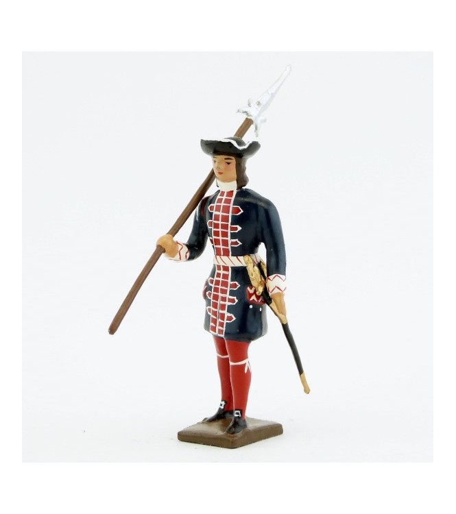 grenadier de la garde française louis xiv avec lance