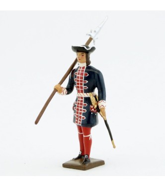grenadier de la garde française louis xiv avec lance