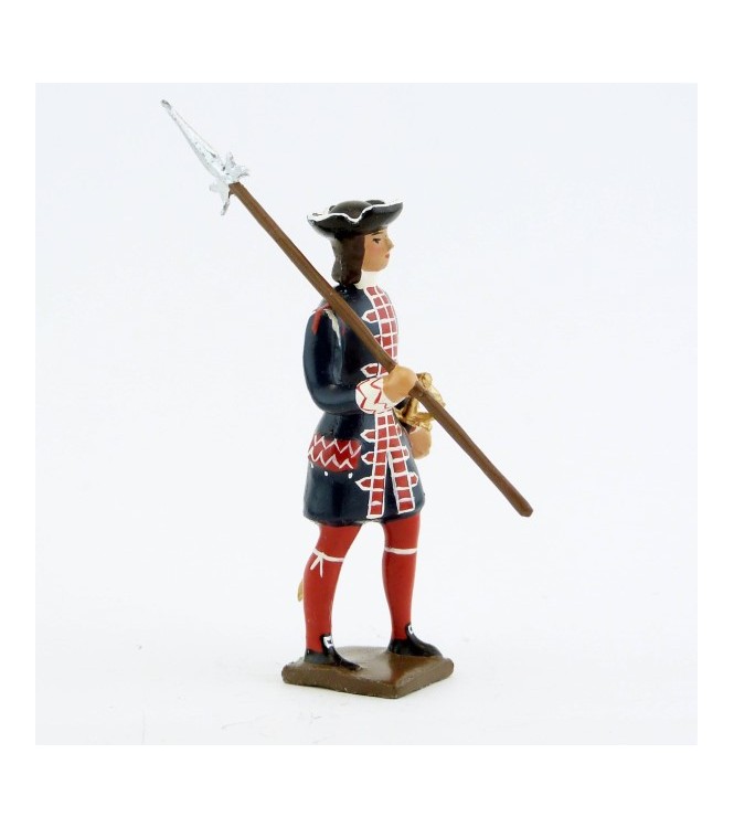 grenadier de la garde française louis xiv avec lance