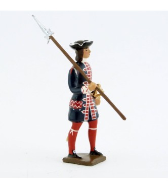 grenadier de la garde française louis xiv avec lance