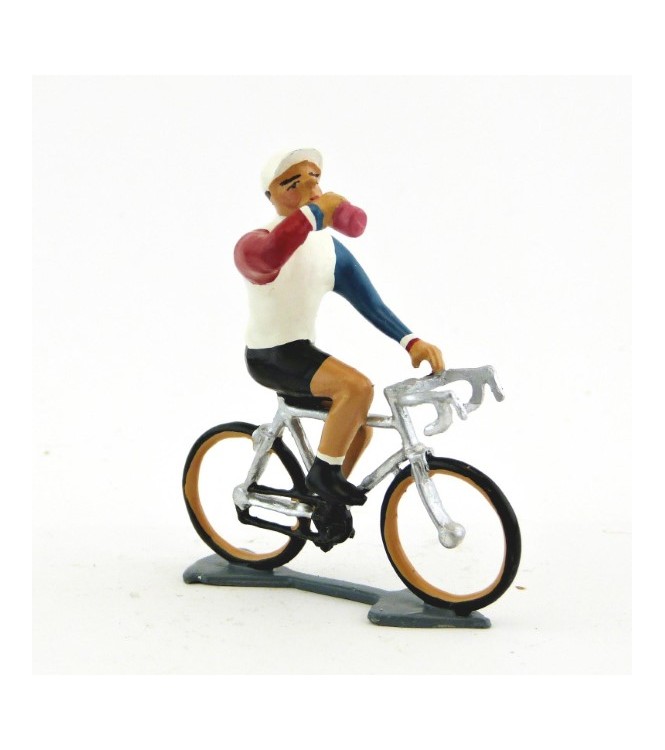 Champion de Hollande buvant à la gourde