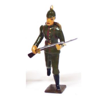 fantassin de l'infanterie prussienne a l'assaut