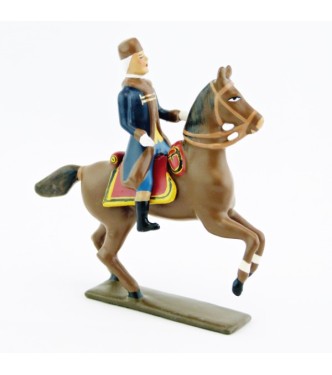 baron Percy, chirurgien inspecteur général, à cheval