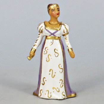 Madame d'Arberg en violet