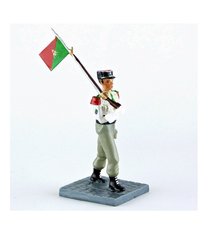 porte-fanion de la Légion Etrangère (h. 65 mm hors fanion)