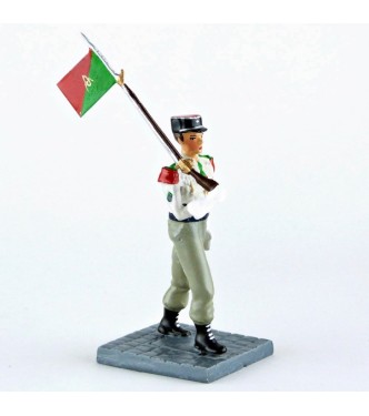 porte-fanion de la Légion Etrangère (h. 65 mm hors fanion)