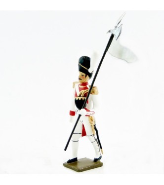 3e porte-aigle du 3e rgt de grenadiers de la garde (ex-hollandais) (1812)