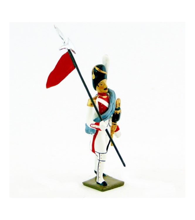 2e porte-aigle du 3e rgt de grenadiers de la garde (ex-hollandais) (1812)